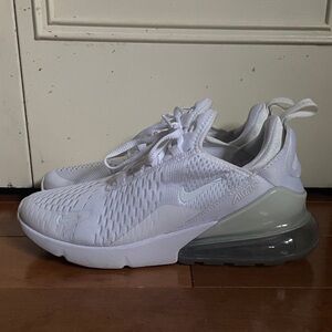 Nike Air Max 270 Triple White Sneakers